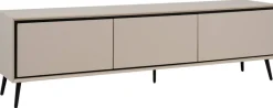 Lowboard Arona sand schwarz B/H/T: ca. 175x50x38 cm