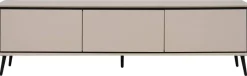 Lowboard Arona sand schwarz B/H/T: ca. 175x50x38 cm