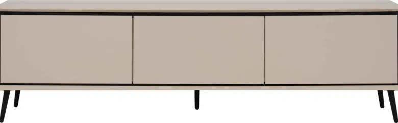 Lowboard Arona sand schwarz B/H/T: ca. 175x50x38 cm