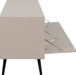 Lowboard Arona sand schwarz B/H/T: ca. 175x50x38 cm