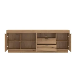 Lowboard Delamar Eiche Evoke Coast Nachbildung B/H/T: ca. 185,9x66,6x39,6 cm