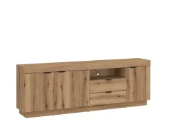 Lowboard Delamar Eiche Evoke Coast Nachbildung B/H/T: ca. 185,9x66,6x39,6 cm