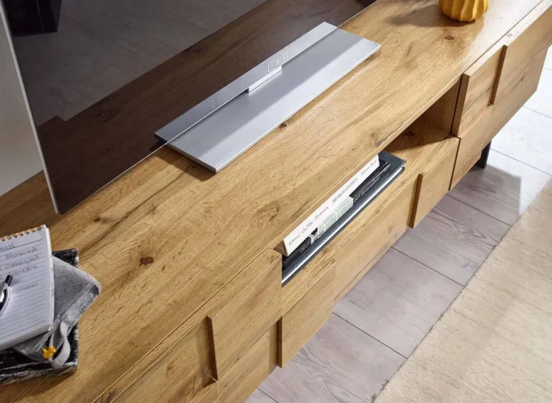 Lowboard Eiche Nachbildung B/H/T: ca. 160x46x43 cm