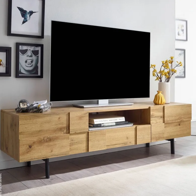 Lowboard Eiche Nachbildung B/H/T: ca. 160x46x43 cm