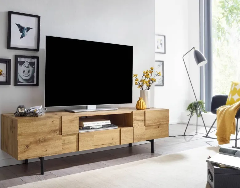 Lowboard Eiche Nachbildung B/H/T: ca. 160x46x43 cm