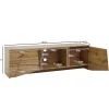 Lowboard Eiche Nachbildung glasklar B/H/T: ca. 160x50x40 cm
