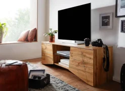 Lowboard Eiche Nachbildung glasklar B/H/T: ca. 160x50x40 cm
