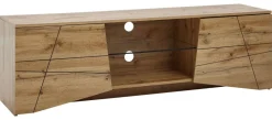 Lowboard Eiche Nachbildung glasklar B/H/T: ca. 160x50x40 cm