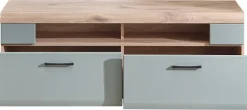 Lowboard Fun Plus 2 salbei Oak Eiche Viking Nachbildung B/H/T: ca. 140x51x47 cm