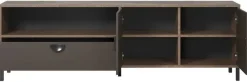 Lowboard Fusion Eiche dunkel Nachbildung bronze Optik B/H/T: ca. 183x55x40 cm