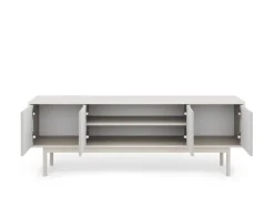 Lowboard MAZOMA Eiche Kaschmirgrau Nachbildung gold Optik B/H/T: ca. 154x53,5x39 cm
