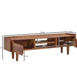 Lowboard rosenholz Nachbildung B/H/T: ca. 145x53x35 cm