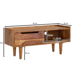 Lowboard rosenholz Nachbildung B/H/T: ca. 95x44x34 cm