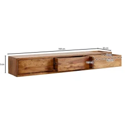 Lowboard rosenholz Nachbildung B/H/T: ca. 160x25x35 cm