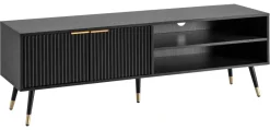 Lowboard schwarz B/H/T: ca. 150x51x39 cm