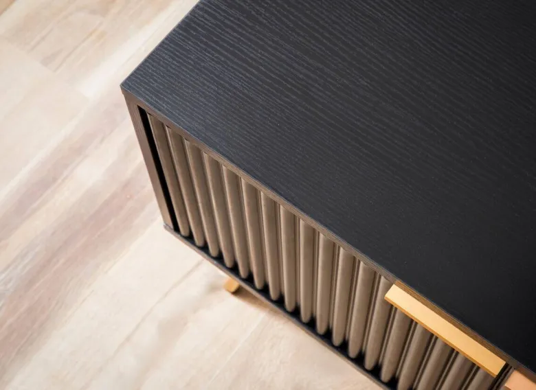 Lowboard schwarz B/H/T: ca. 150x51x39 cm