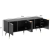 Lowboard schwarz B/H/T: ca. 150x60x39 cm