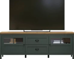 Lowboard Stanton tannengrün Eiche Evoke Coast Nachbildung B/H/T: ca. 184x64x45 cm