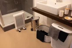 Ölradiator weiß Metall B/H/L: ca. 23,5x55x33 cm ca. 1500 W