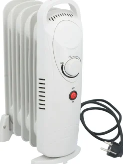 Ölradiator weiß Metall B/H/T: ca. 23x38x13,5 cm ca. 650 W