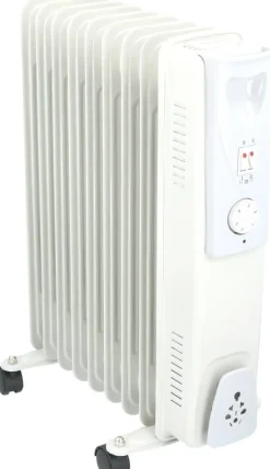 Ölradiator weiß Metall B/H/T: ca. 40x55x23,5 cm ca. 2000 W