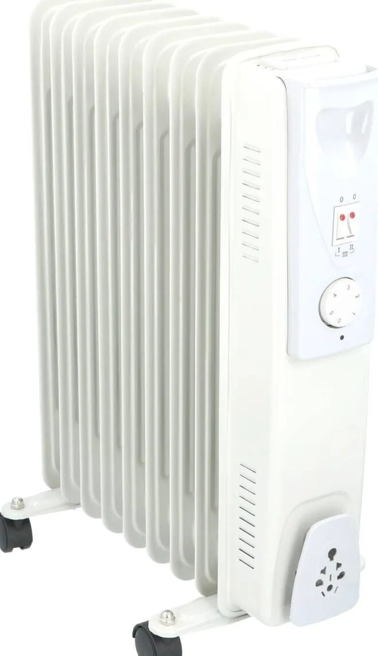 Ölradiator weiß Metall B/H/T: ca. 40x55x23,5 cm ca. 2000 W
