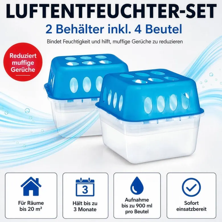 Luftentfeuchter 6 tlg.