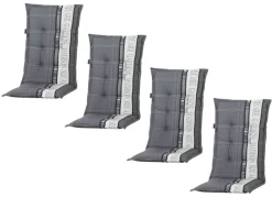 Madison Auflage Garden grau Polyester B/H/L: ca. 123x8x50 cm