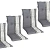 Madison Auflage Garden grau Polyester B/H/L: ca. 105x8x50 cm