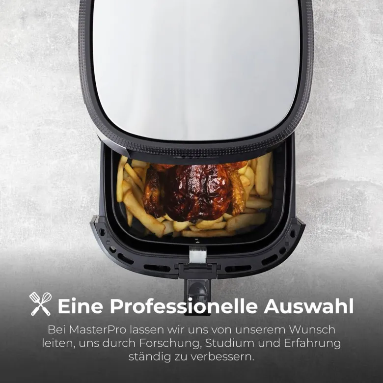 MASTERPRO Heißluftfritteuse BGMP-9167 silber Kunststoff B/H/T: ca. 36x39,5x41 cm ca. 6 l