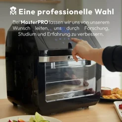MASTERPRO Heißluftfritteuse BGMP-9310 Rocket schwarz Kunststoff B/H/T: ca. 37,5x43x37,5 cm ca. 11 l