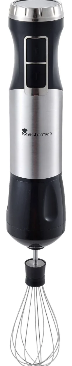 MASTERPRO Stabmixer-Set BGMP-9126 Foodies schwarz silber Edelstahl Kunststoff B/H/T: ca. 25,5x26x12,5 cm