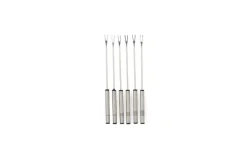 Mauviel 1830 Fondue Set silber Metall B/H/L: ca. 27x20x27 cm