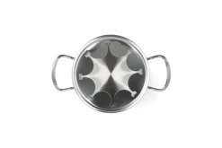 Mauviel 1830 Fondue Set silber Metall B/H/L: ca. 27x20x27 cm