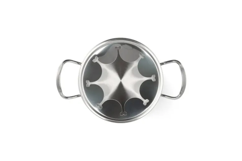 Mauviel 1830 Fondue Set silber Metall B/H/L: ca. 27x20x27 cm