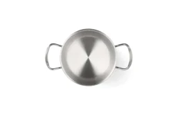 Mauviel 1830 Fondue Set silber Metall B/H/L: ca. 27x20x27 cm