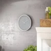 Mebus Wanduhr grau D: ca. 25 cm