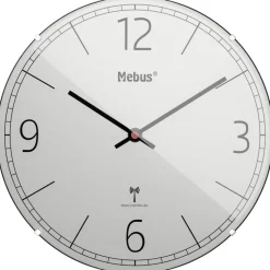 Mebus Wanduhr grau D: ca. 30 cm