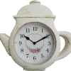Mebus Wanduhr weiß B/H/L: ca. 3,5x25,7x24,5 cm
