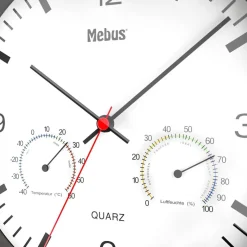 Mebus Wanduhr weiß D: ca. 25 cm