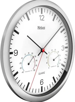 Mebus Wanduhr weiß D: ca. 25 cm