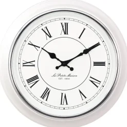 Mebus Wanduhr weiß D: ca. 38 cm