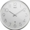 Mebus Wanduhr weiß D: ca. 25 cm