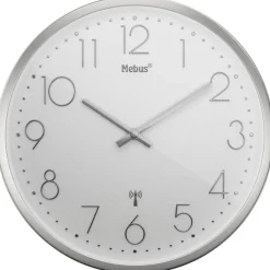 Mebus Wanduhr weiß D: ca. 25 cm