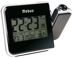 Mebus Wecker schwarz B/L: ca. 6x15 cm