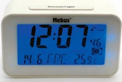 Mebus Wecker schwarz B/L: ca. 4,8x12 cm