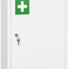 Medizinschrank weiß Edelstahl B/H/L: ca. 15x40x53,5 cm