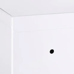 Medizinschrank weiß Edelstahl B/H/L: ca. 15x40x53,5 cm