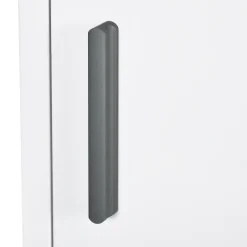 Medizinschrank weiß Edelstahl B/H/L: ca. 12x30x60 cm