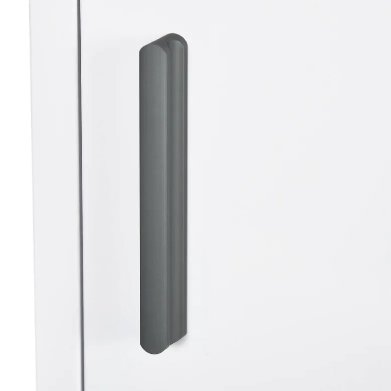 Medizinschrank weiß Edelstahl B/H/L: ca. 12x30x60 cm